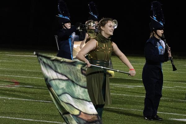 Chesapeake High School Marching Band Performing